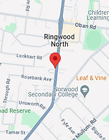 Map showing the location of North Ringwood Dental Group
